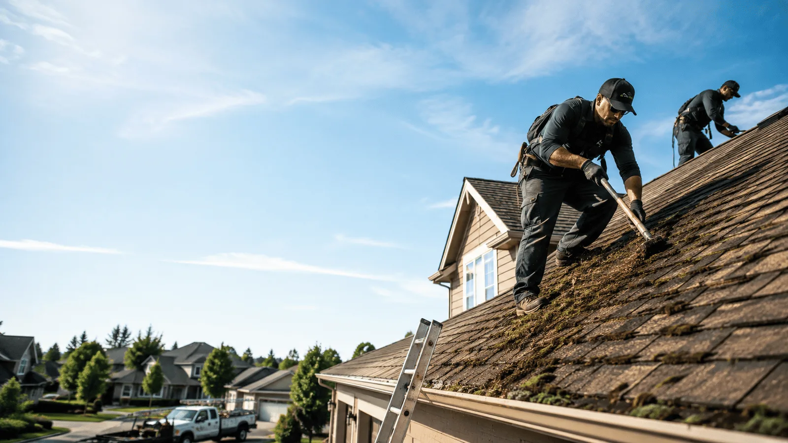 Roof Moss Removal in Ogdensburg, WI near me